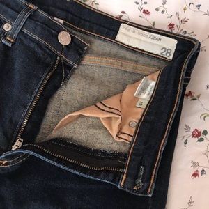 Rag & Bone High-Waisted Jeans, size 28